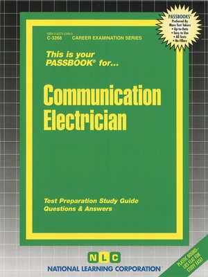 cover image of Communication Electrician